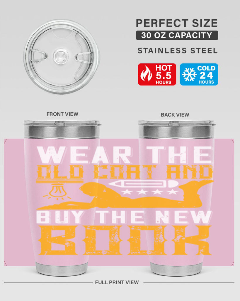 wear the old coat and buy the new book 3#- reading- Tumbler