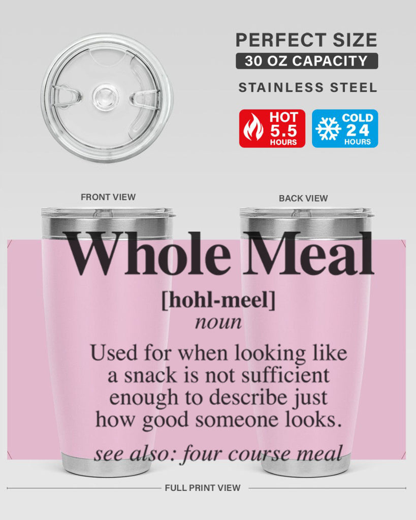 whole meal 10#- black words phrases- Cotton Tank