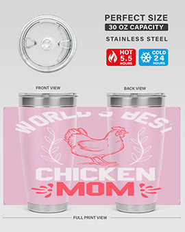 world’s best chicken mom Style 1#- chicken- Tumbler