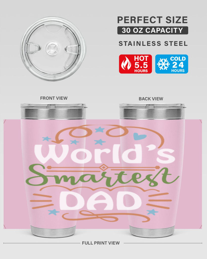 world’s smartest dad 2#- fathers day- Tumbler
