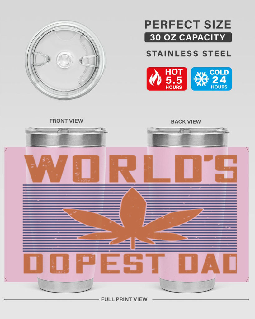 worlds dopest dad 148#- fathers day- Tumbler