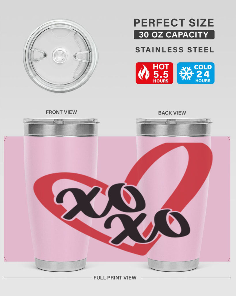 xoxo 11#- valentines day- Tumbler