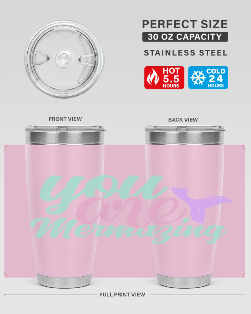 you are mermazing 9#- mermaid- Tumbler