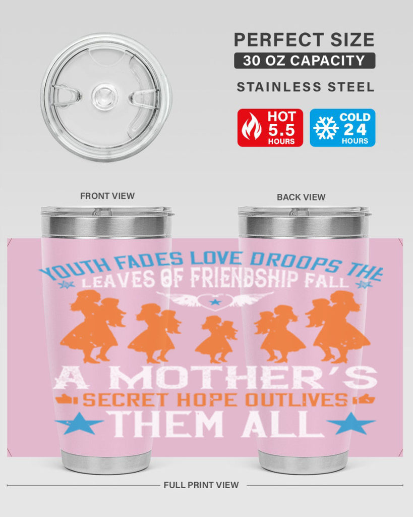youth fades love droops 9#- mothers day- Tumbler