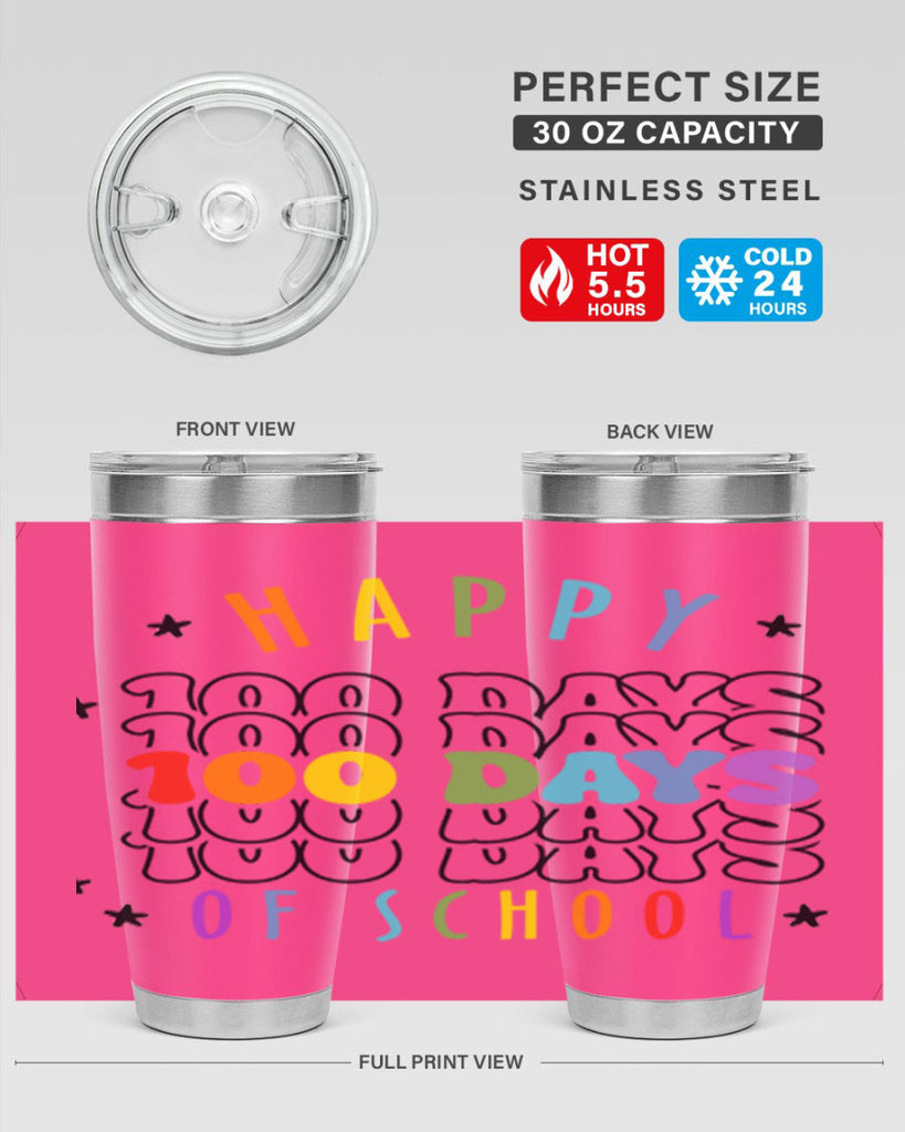 100 days of school Sublimation 33#- 100 days of school- Tumbler