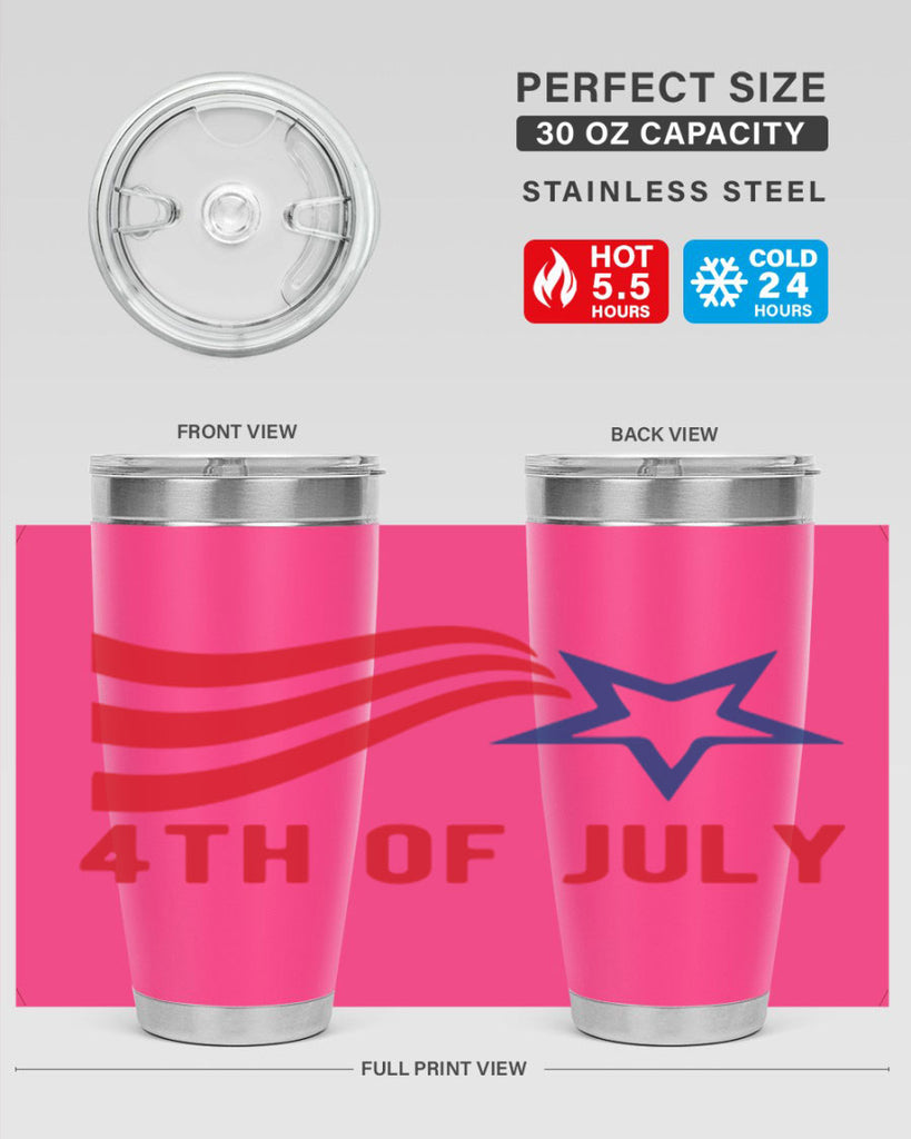4th of July design Style 66#- Fourt Of July- Tumbler