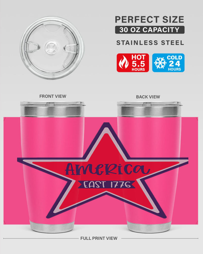 America East Style 144#- Fourt Of July- Tumbler