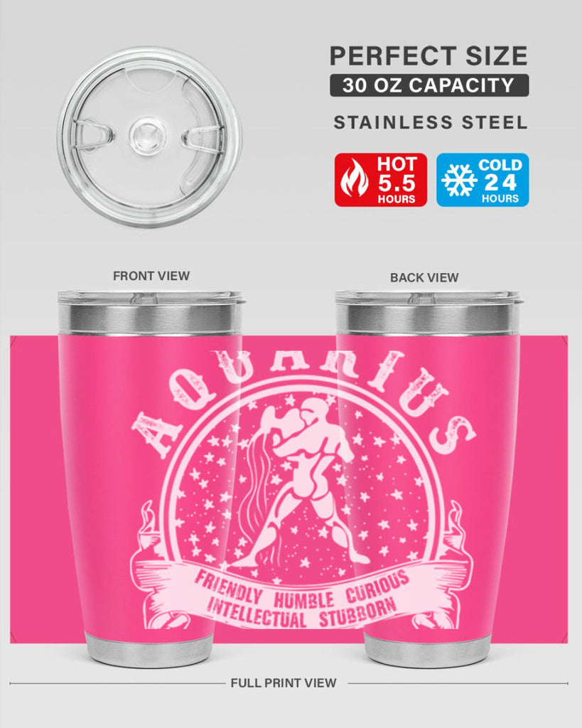 Aquarius 43#- zodiac- Tumbler