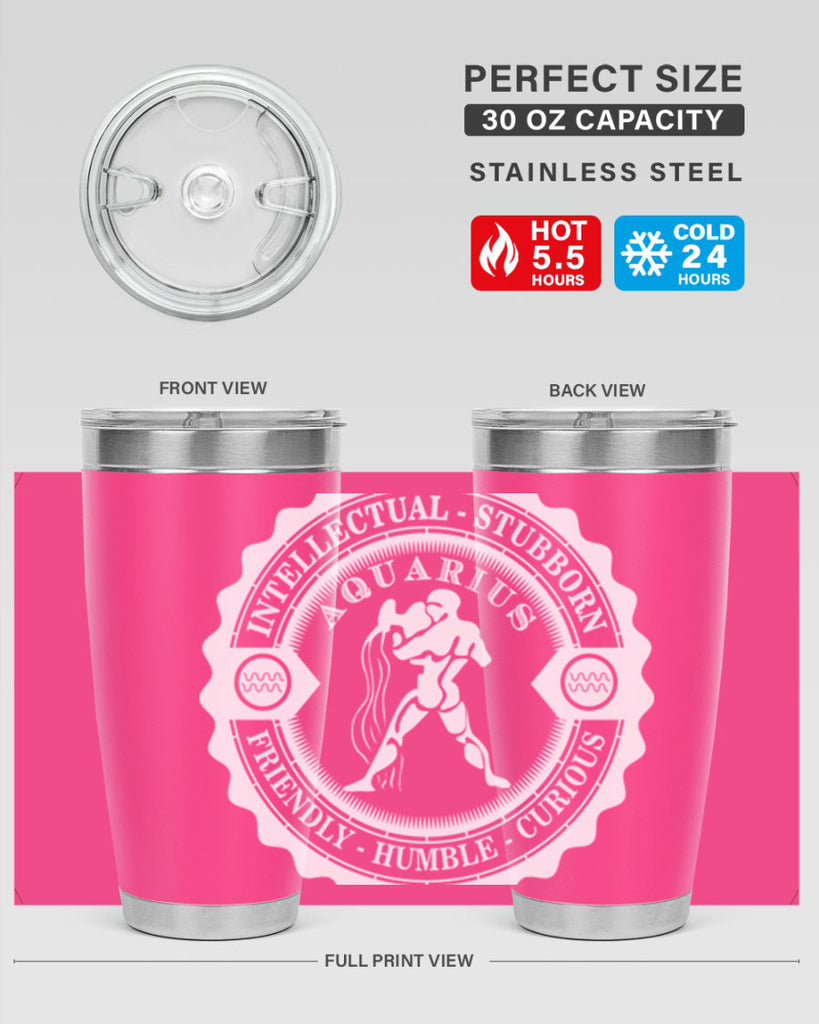 Aquarius 45#- zodiac- Tumbler