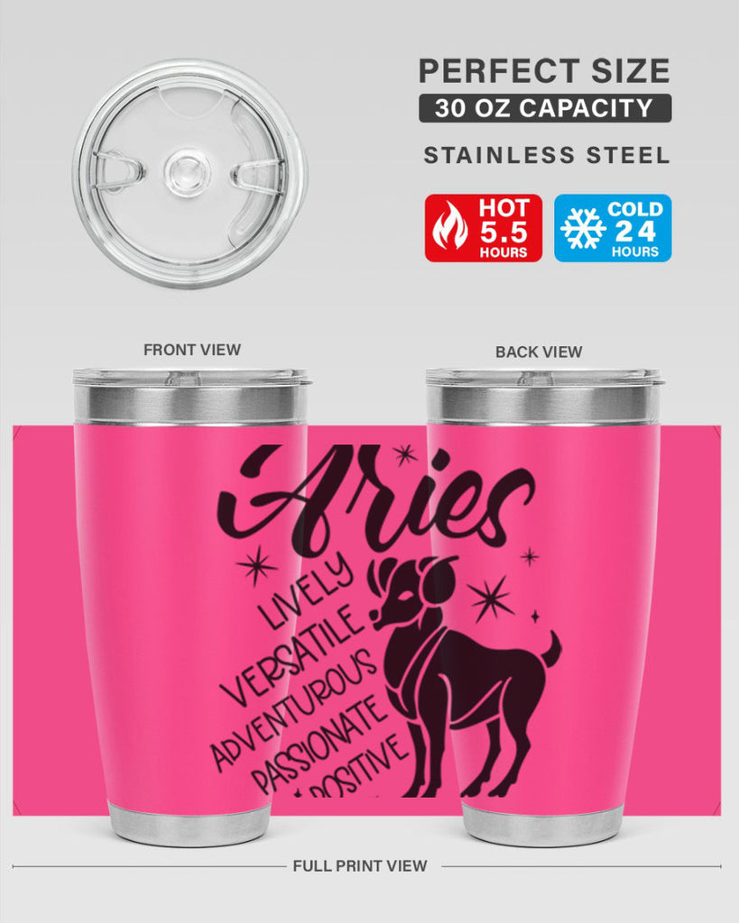 Aries 100#- zodiac- Tumbler