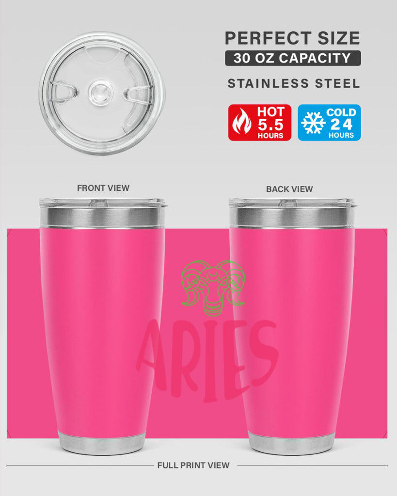 Aries 101#- zodiac- Tumbler