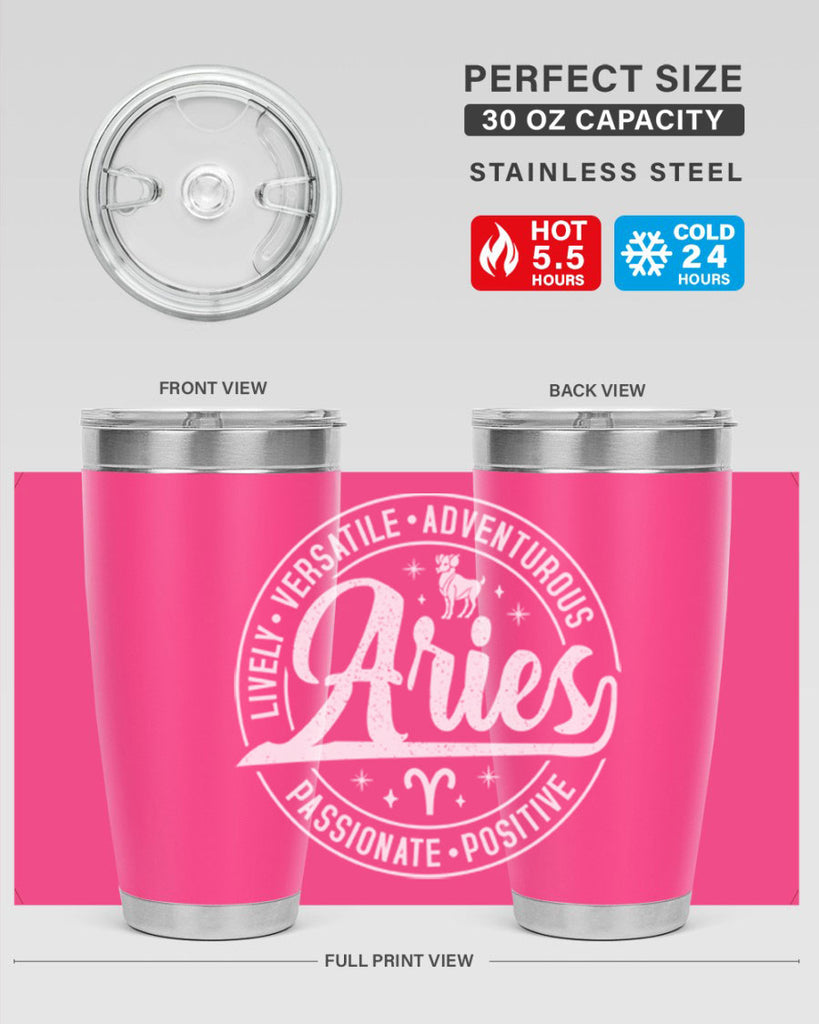 Aries 103#- zodiac- Tumbler