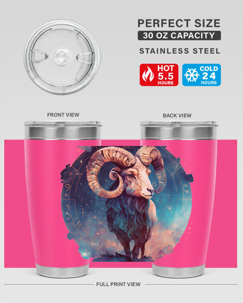 Aries 92#- zodiac- Tumbler