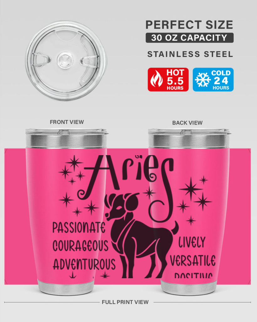 Aries 93#- zodiac- Tumbler
