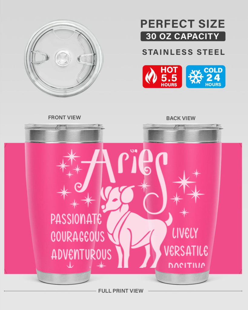 Aries 99#- zodiac- Tumbler