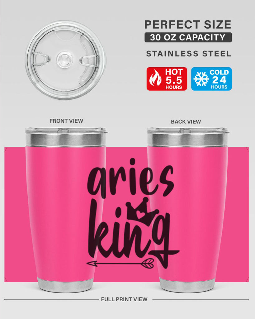 Aries king 108#- zodiac- Tumbler