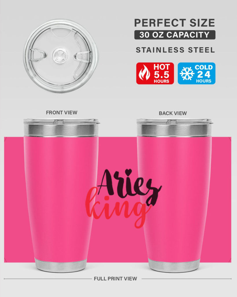 Aries king 96#- zodiac- Tumbler