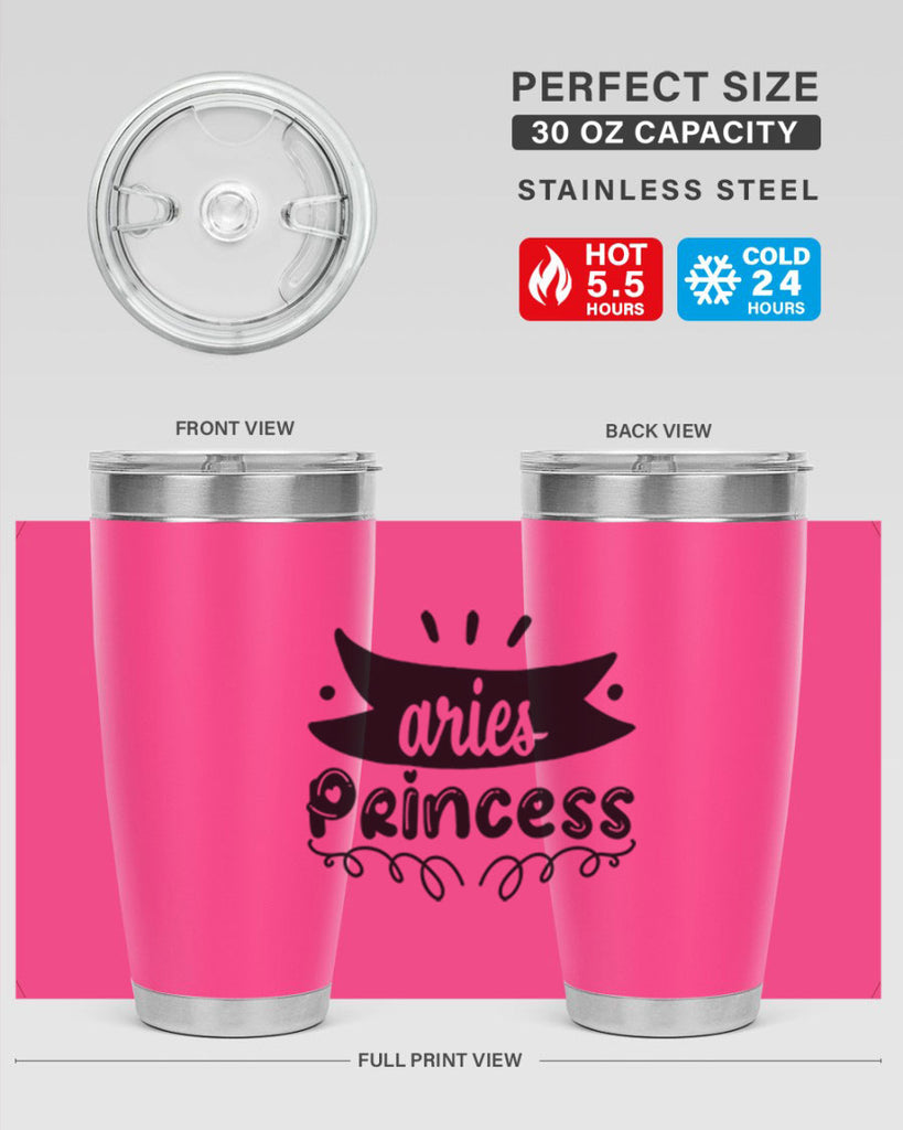 Aries princess 116#- zodiac- Tumbler