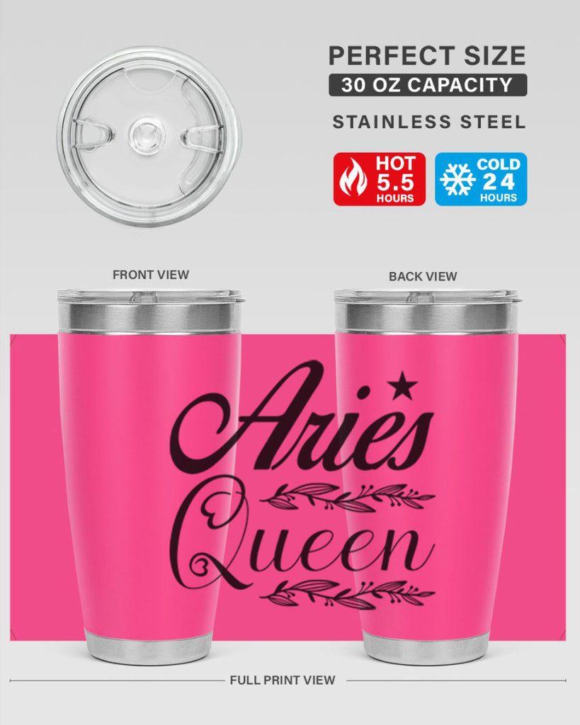 Aries queen 119#- zodiac- Tumbler