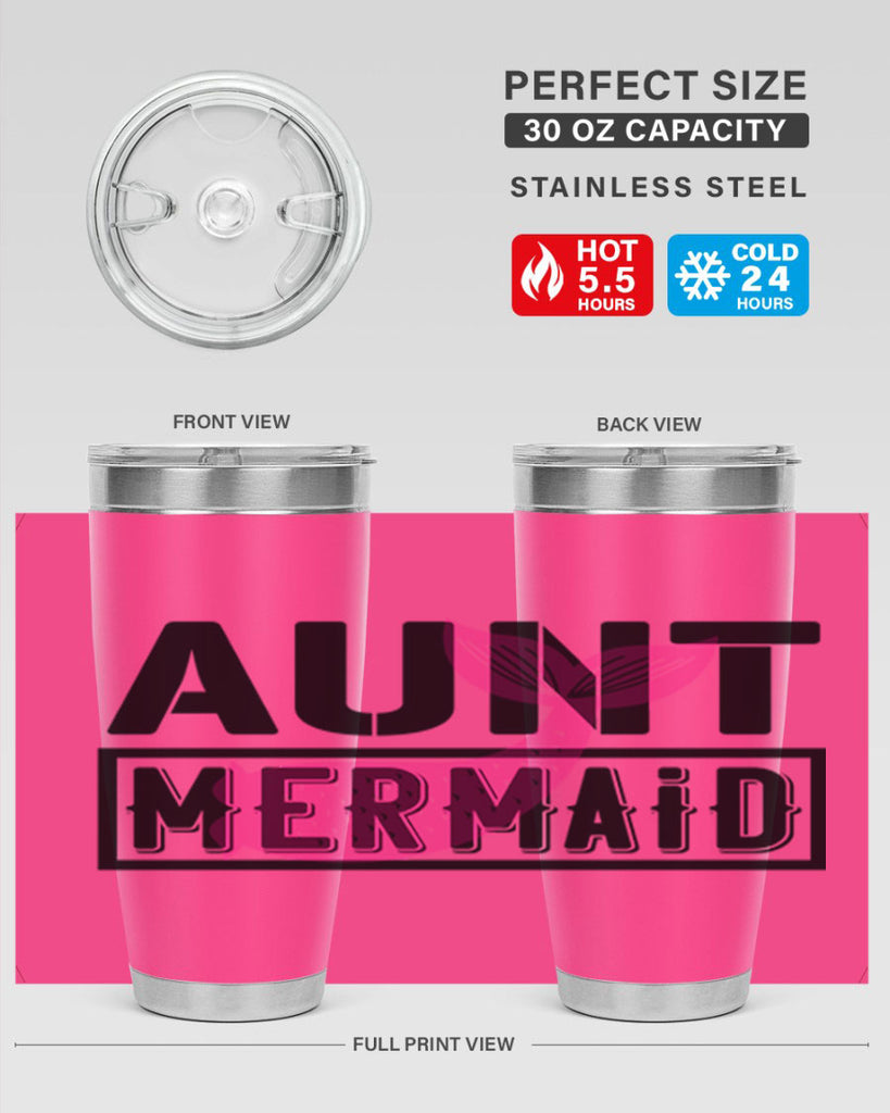 Aunt mermaid 17#- mermaid- Tumbler