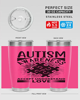 Autism awareness Style 43#- autism- Tumbler