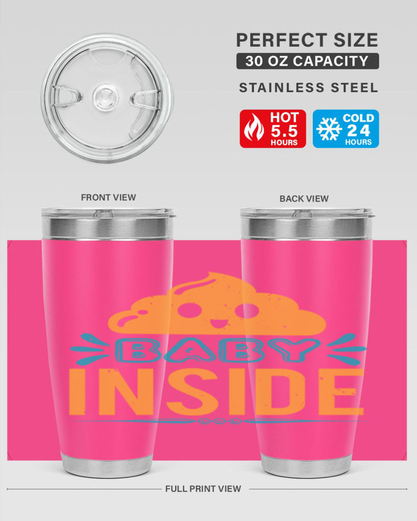 Baby Inside Style 1#- baby shower- tumbler
