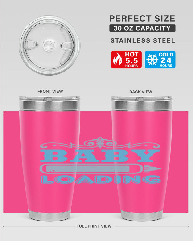 Baby Loading Style 49#- baby shower- tumbler