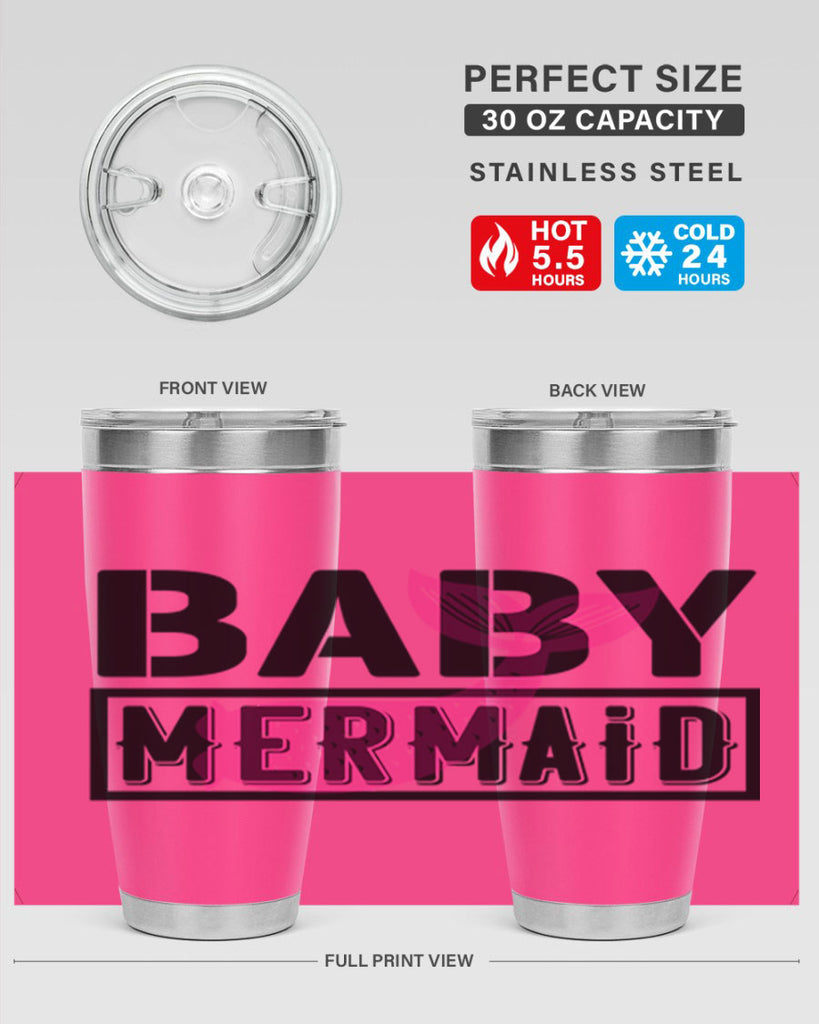 Baby mermaid 29#- mermaid- Tumbler