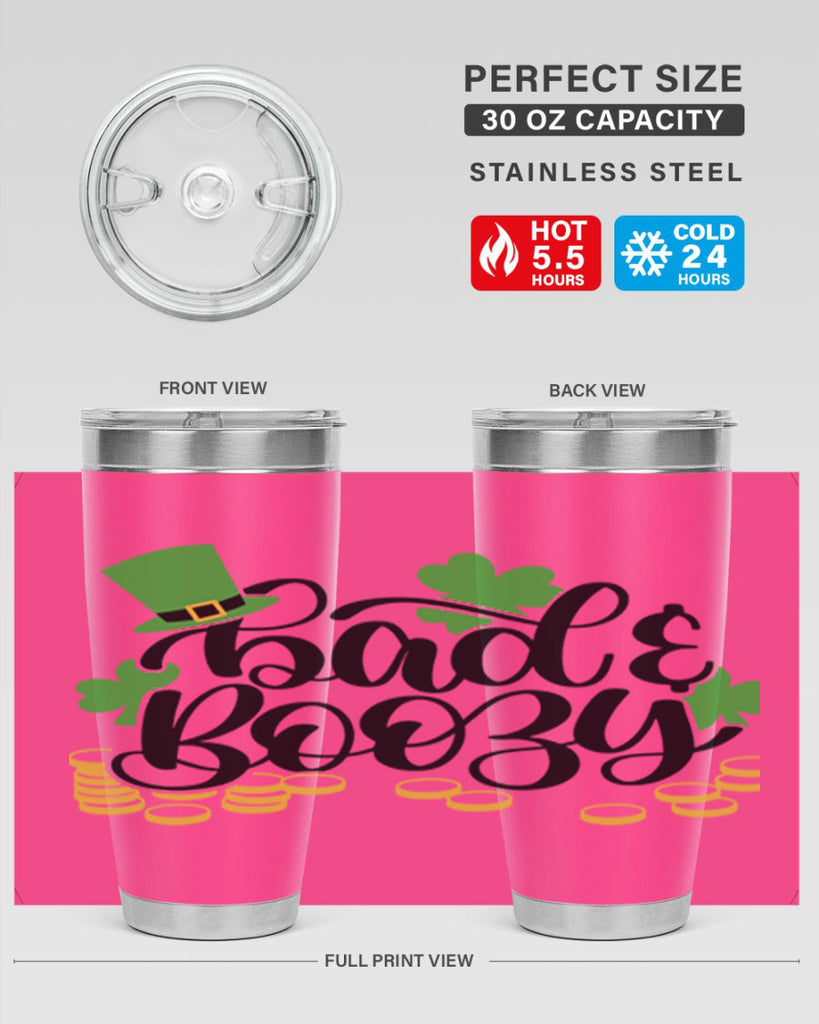 Bad Boozy Style 106#- St Patricks Day- Tumbler