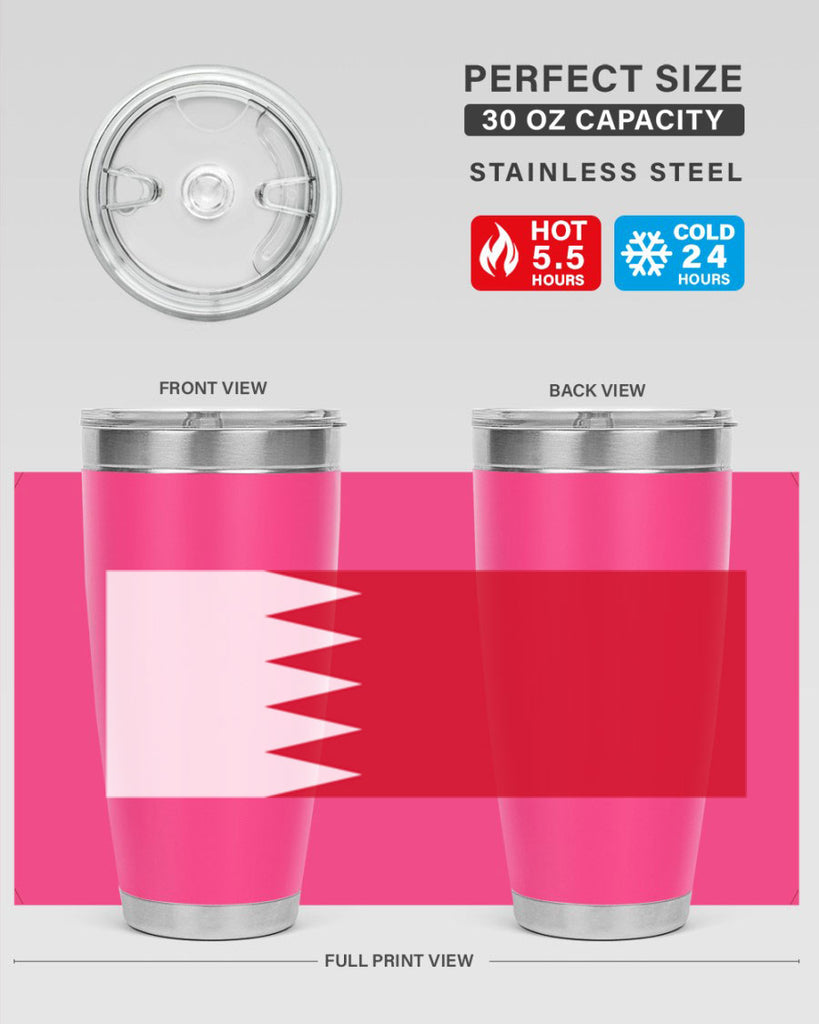Bahrain 185#- world flags- Tumbler