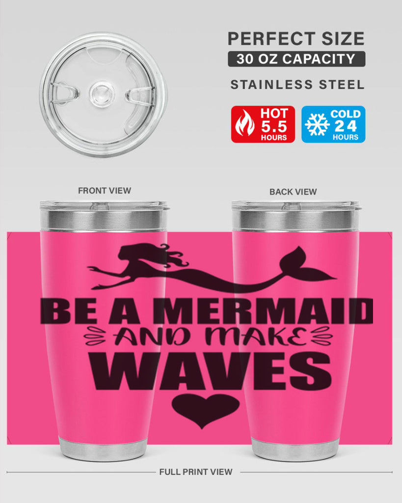 Be a Mermaid and make 53#- mermaid- Tumbler