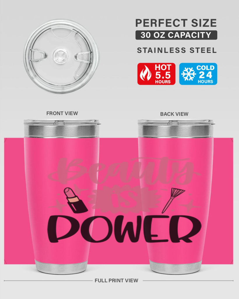 Beauty Is Power Style 135#- make up- Tumbler