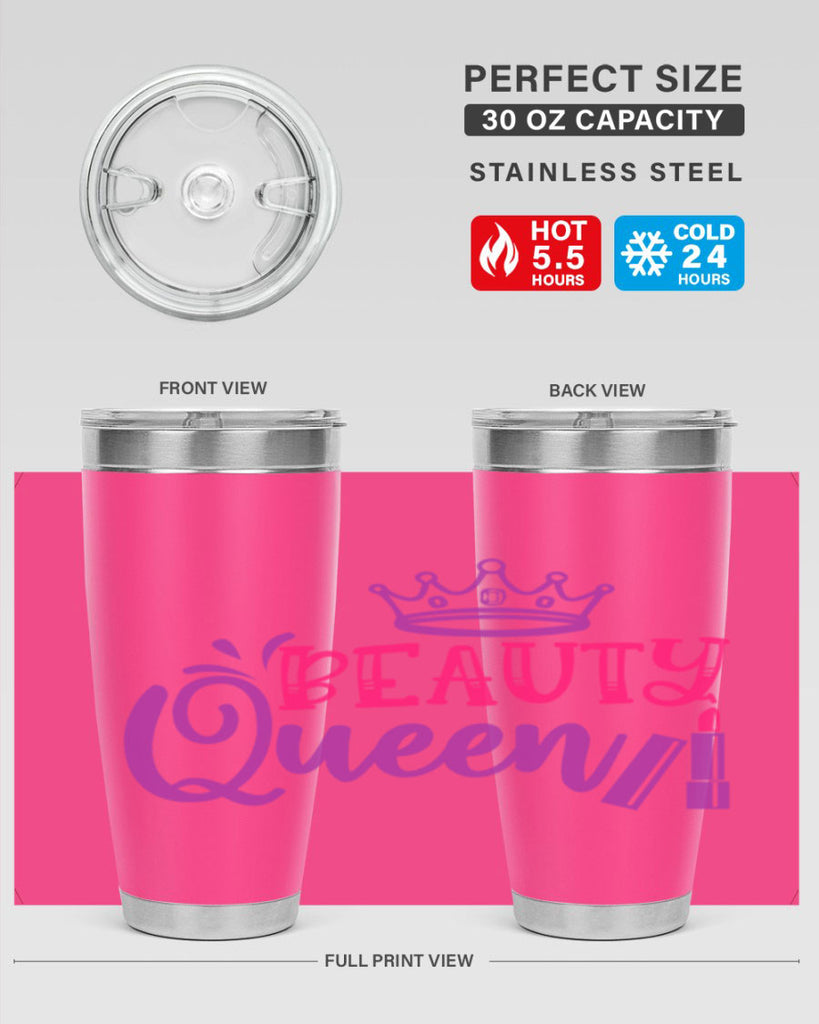 Beauty Queen Style 250#- make up- Tumbler