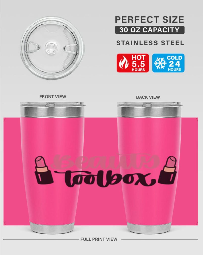 Beauty Toolbox Style 134#- make up- Tumbler