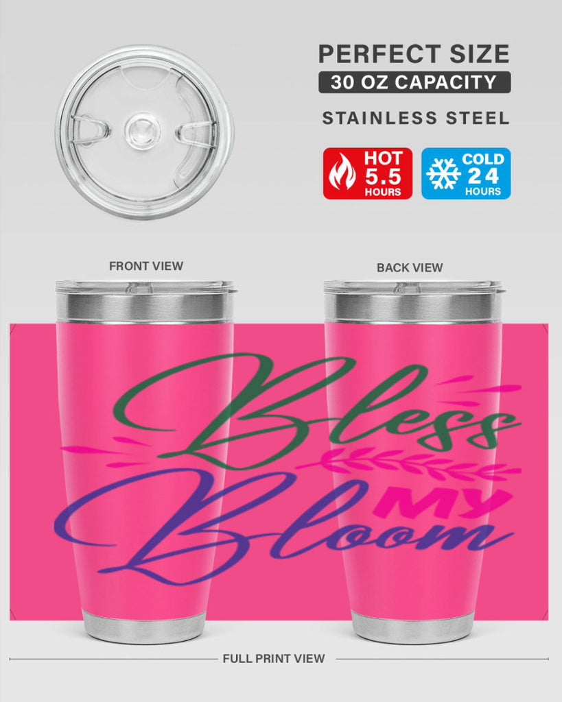 Bless My Bloom 37#- spring- Tumbler
