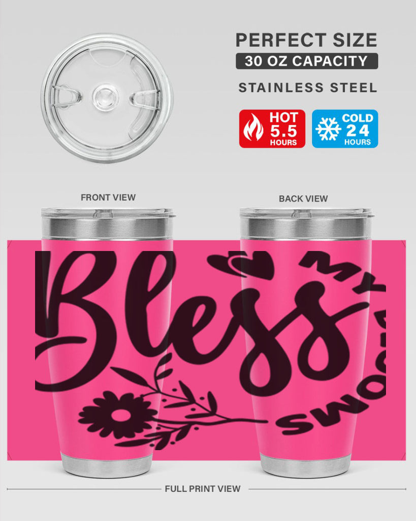 Bless My Blooms47#- spring- Tumbler