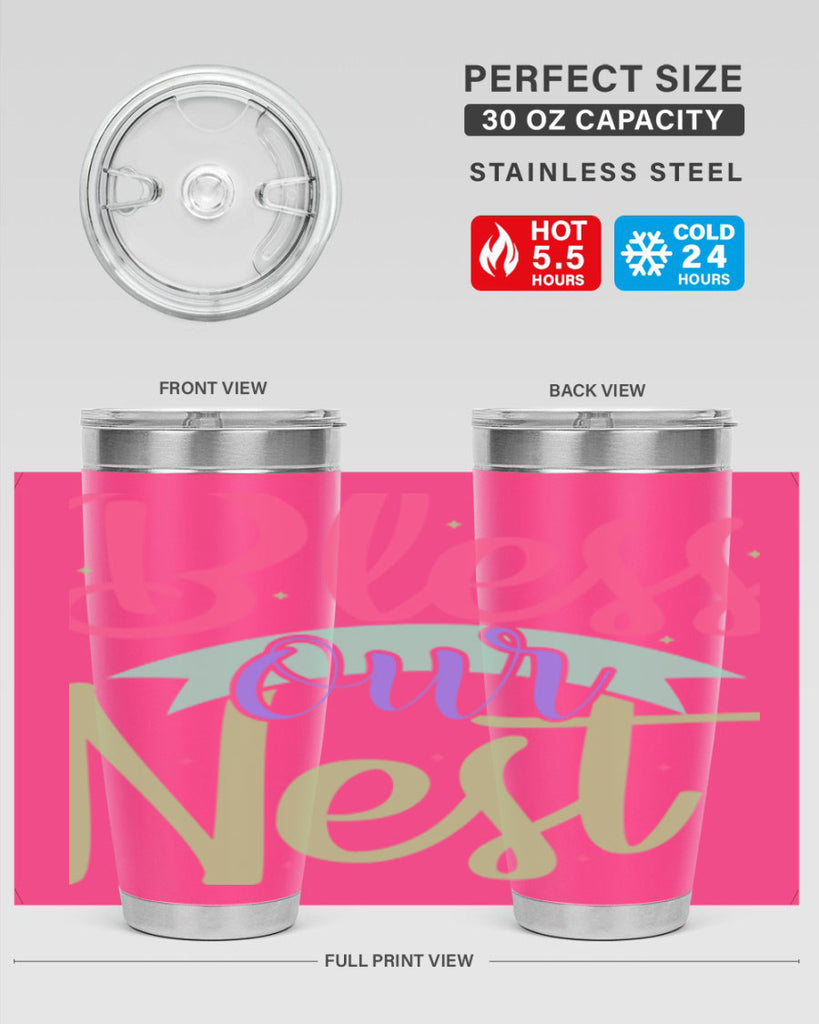 Bless our nest 49#- spring- Tumbler