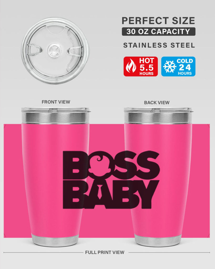 Boss Baby On Board 1#- black words phrases- Cotton Tank