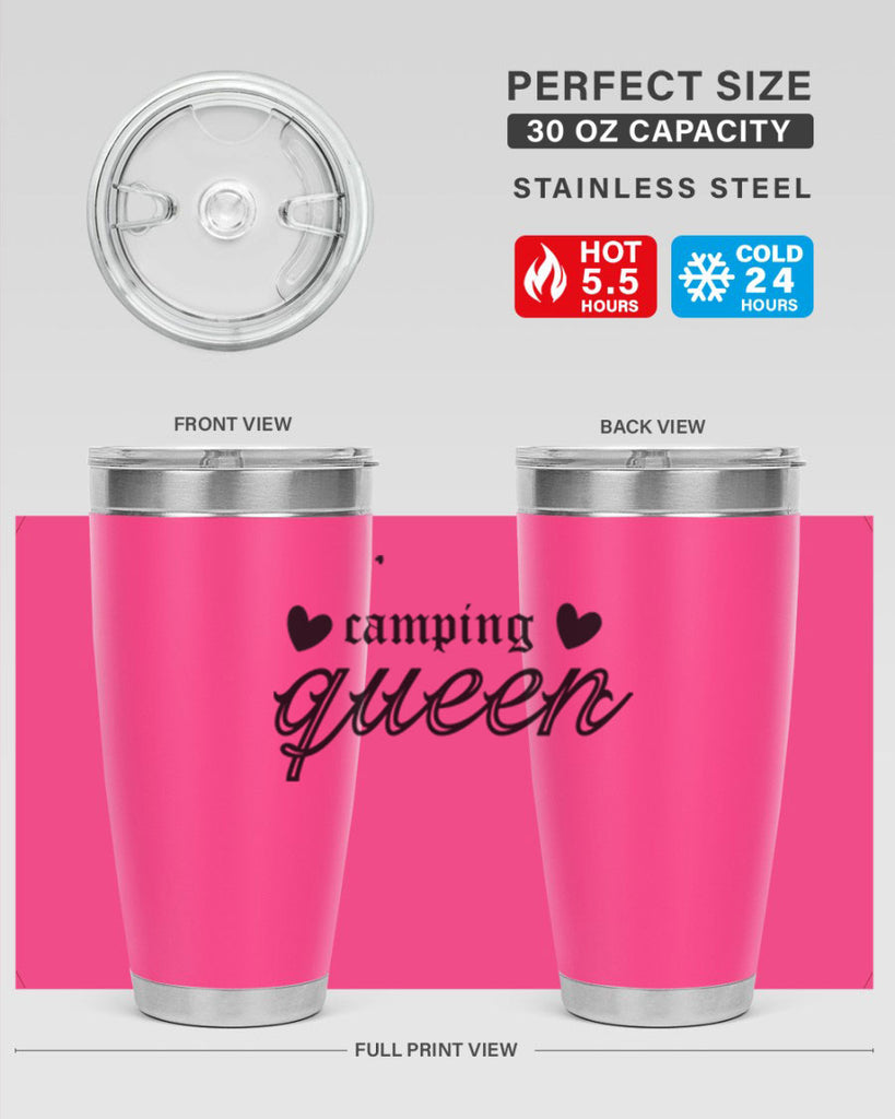 Camping queen 143#- zodiac- Tumbler