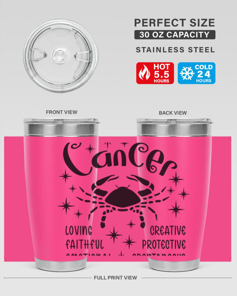 Cancer 144#- zodiac- Tumbler