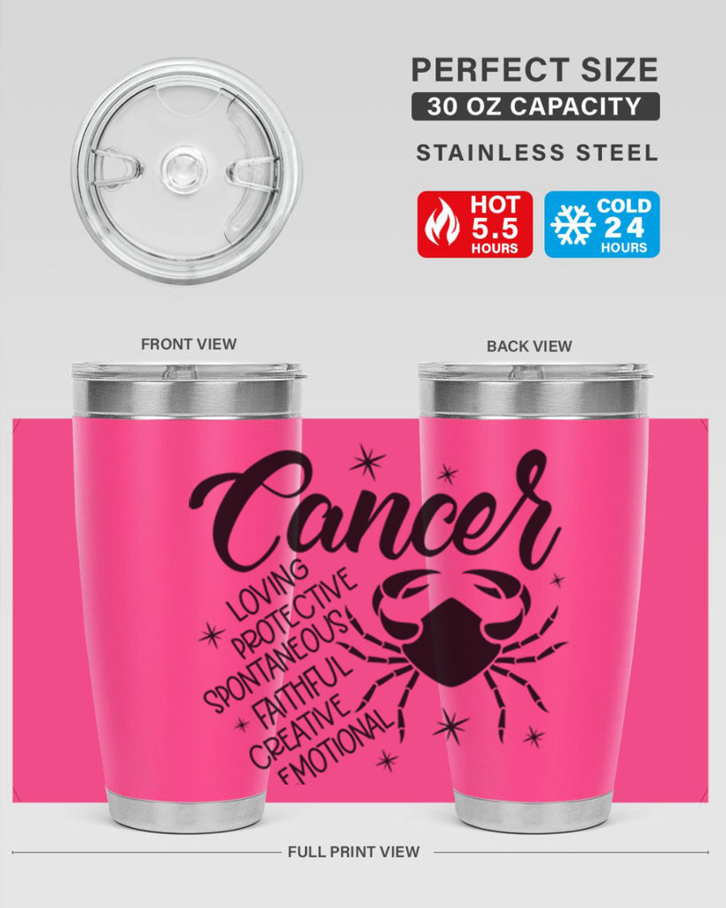 Cancer 151#- zodiac- Tumbler