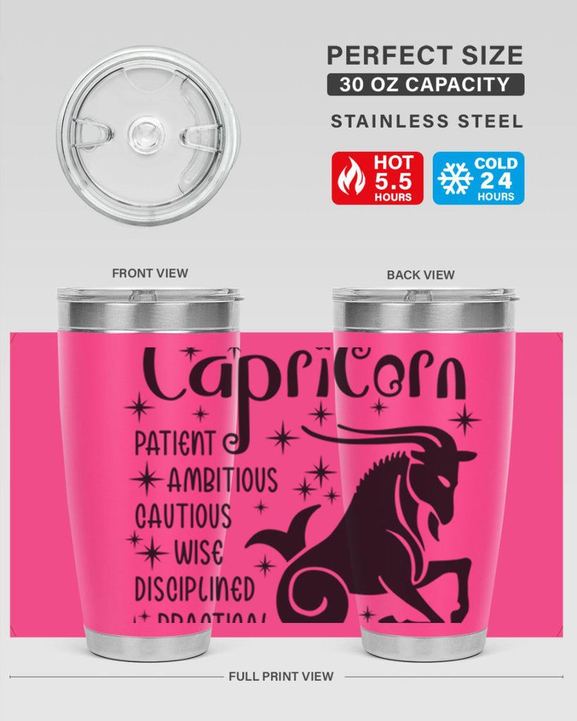 Capricorn 182#- zodiac- Tumbler