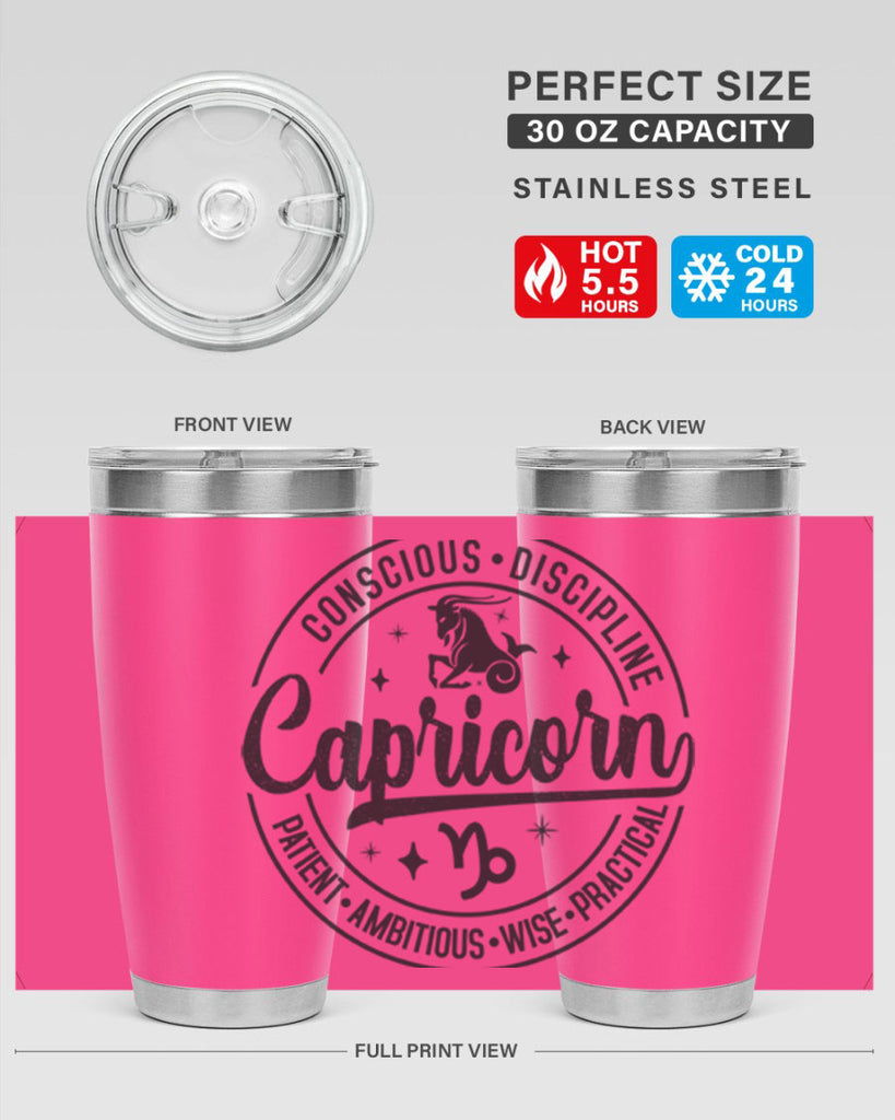 Capricorn 190#- zodiac- Tumbler