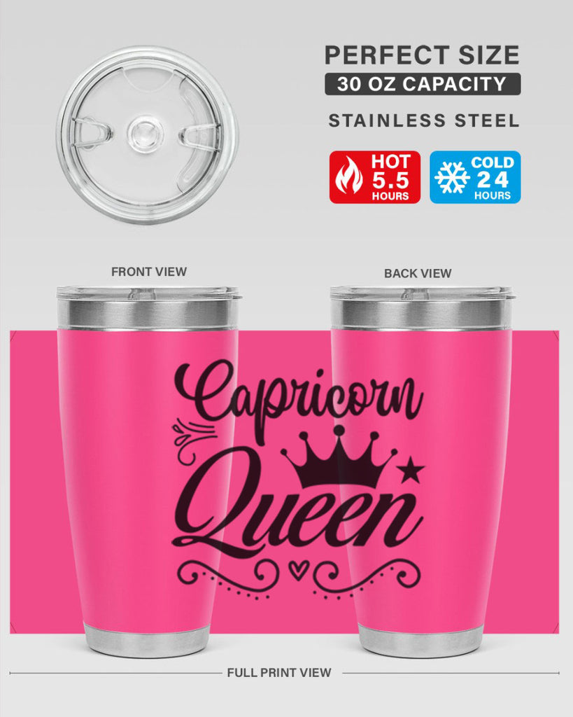 Capricorn queen 196#- zodiac- Tumbler