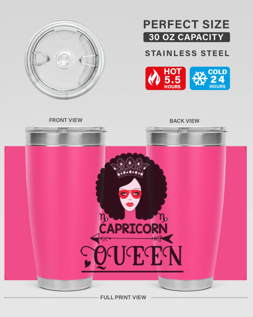 Capricorn queen 197#- zodiac- Tumbler