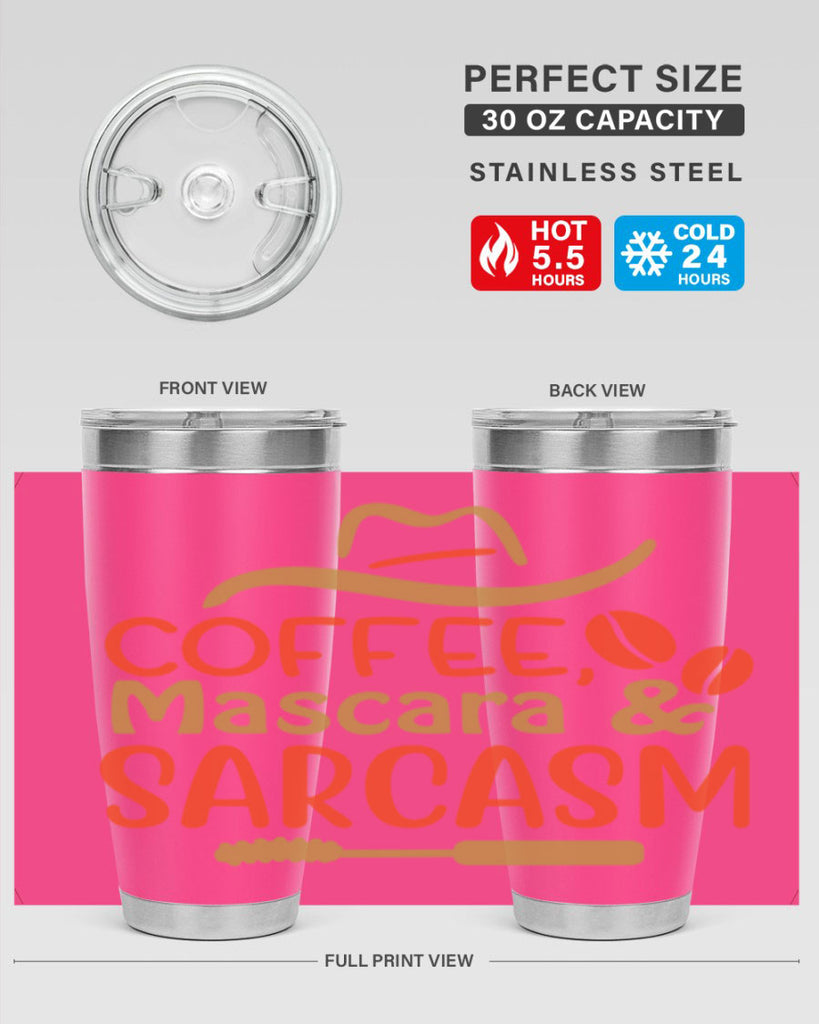 Coffee Mascara Sarcasm 21#- fashion- Cotton Tank
