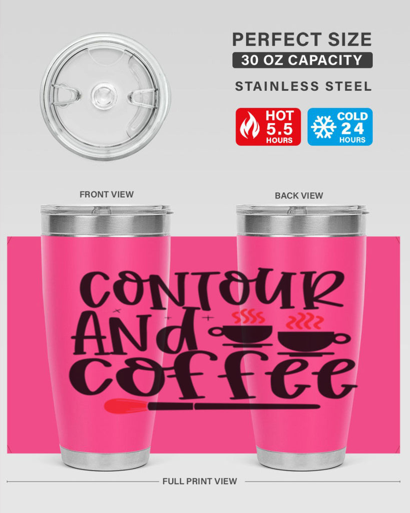 Contour And Coffee Style 242#- make up- Tumbler