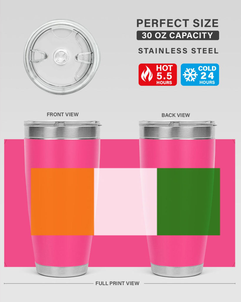 Cote dIvoire 156#- world flags- Tumbler