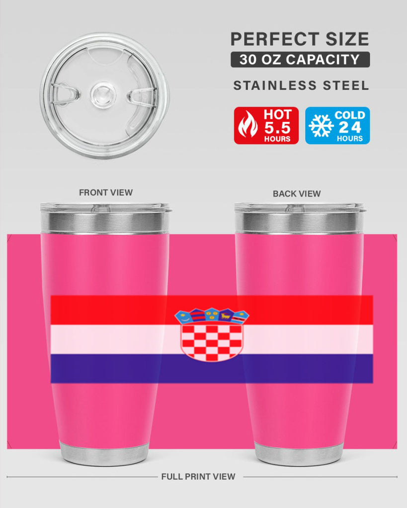 Croatia 155#- world flags- Tumbler