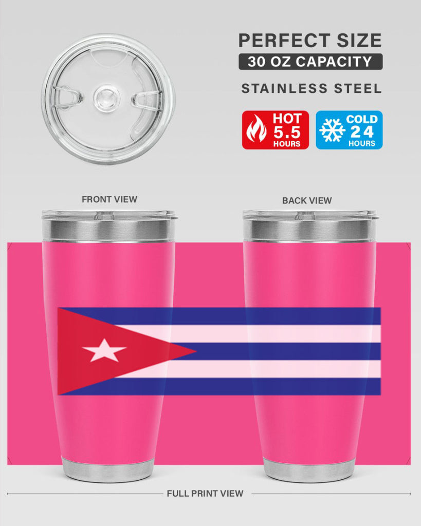 Cuba 154#- world flags- Tumbler